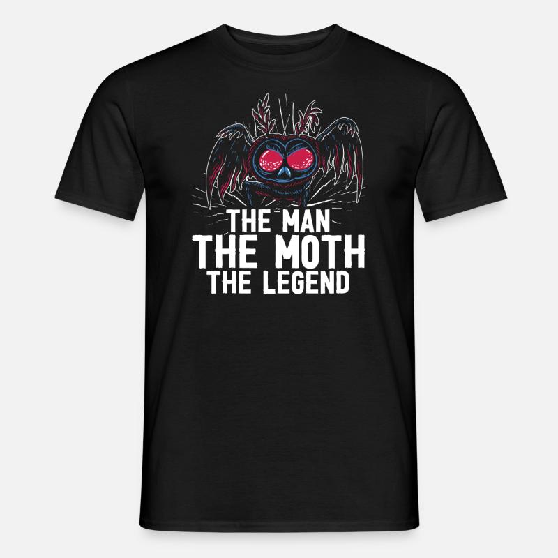 Mothman Lover Mythical Creature Cryptozoology - Männer T-Shirt - Schwarz