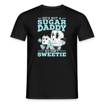 Drôle Cougar Petite amie, Drôle Déclaration Humour - T-shirt homme - noir - Devant - AI Model Male 178 light (178cm)