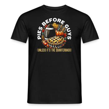 Thanksgiving Football - Männer T-Shirt - Schwarz - Vorne - AI Model Male 178 light (178cm)