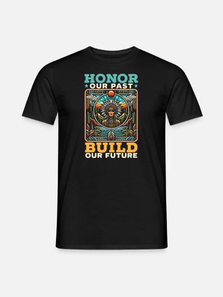 Indianischer Cherokee-apache-stamm Indianer - Männer T-Shirt - Schwarz