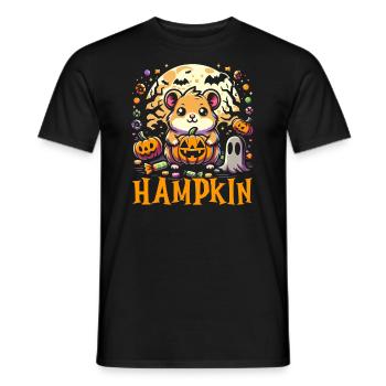 Lustiges Halloween-kostüm Für Hamsterliebhaber - Männer T-Shirt - Schwarz - Vorne - AI Model Male 178 light (178cm)