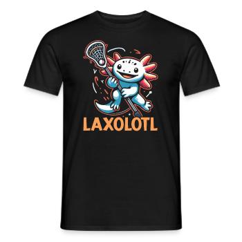 Lacrosse-spieler Lax Trainer Sport - Männer T-Shirt - Schwarz - Vorne - AI Model Male 178 light (178cm)