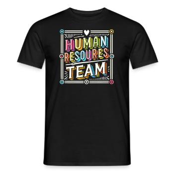 Hr Manager Job Personalmitarbeiter Hr - Männer T-Shirt - Schwarz - Vorne - AI Model Male 178 light (178cm)