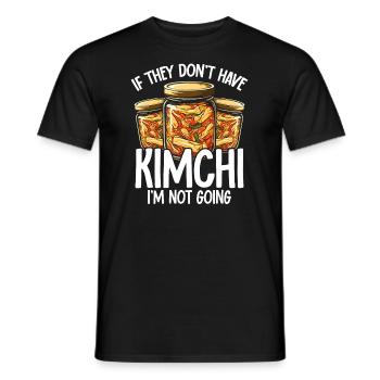 Kimchi-Fan – Würzige koreanische Küche für Foodies - Männer T-Shirt - Schwarz - Vorne - AI Model Male 178 light (178cm)