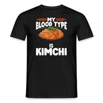 Südkoreanische Küche – Kimchi Snacks - Männer T-Shirt - Schwarz - Vorne - AI Model Male 178 light (178cm)