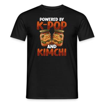 Kimchi for fans of K-Po - Men's T-Shirt - black - Front - AI Model Male 178 light (178cm)
