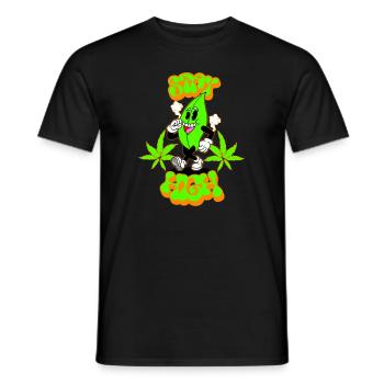 Stay High - Männer T-Shirt - Schwarz - Vorne - AI Model Male 178 light (178cm)