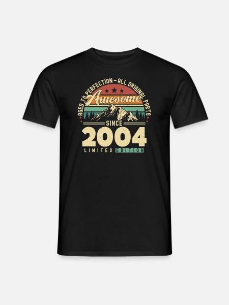 Great since 2004 - Men's T-Shirt - black