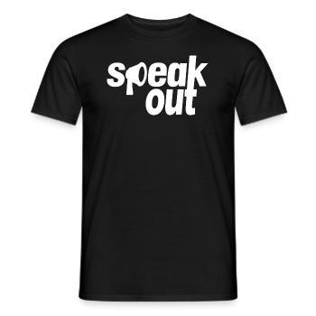 Parler franchement - T-shirt homme - noir - Devant - AI Model Male 178 light (178cm)
