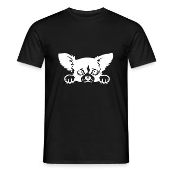chiwawa chihuahua - Männer T-Shirt - Schwarz - Vorne - AI Model Male 178 light (178cm)