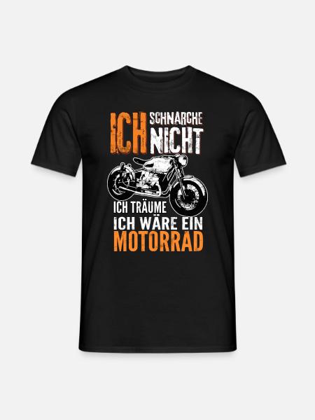 Lustiger Motorrad Spruch für Motorradfahrer - Männer T-Shirt - Schwarz