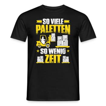 Staplerfahrer Gabelstaplerfahrer Gabelstapler - Männer T-Shirt - Schwarz - Vorne - AI Model Male 178 light (178cm)