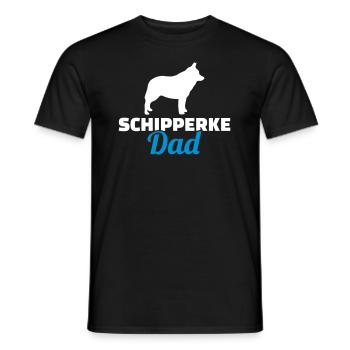 Schipperke - T-shirt homme - noir - Devant - AI Model Male 178 light (178cm)