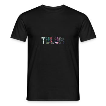 Tulum Mexico - Men's T-Shirt - black - Front - AI Model Male 178 light (178cm)