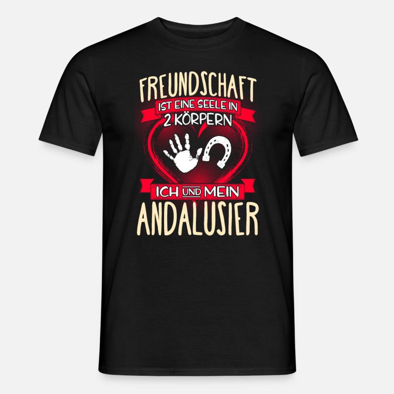 ANDALUSIER - 3 - Männer T-Shirt - Schwarz