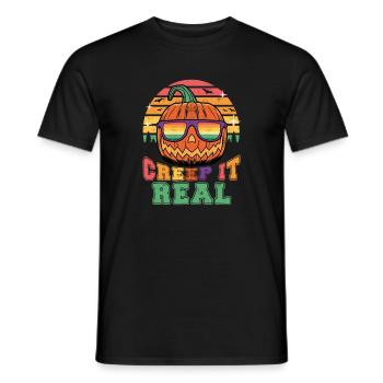 Kriechen Sie Es Real - Männer T-Shirt - Schwarz - Vorne - AI Model Male 178 light (178cm)