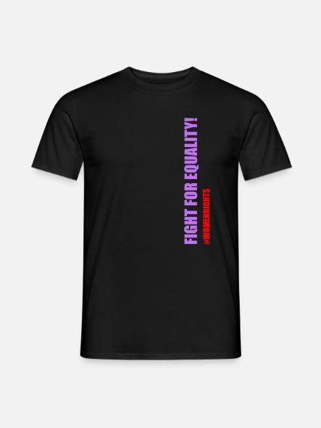 Frauenrechte sind Menschenrechte - Männer T-Shirt - Schwarz