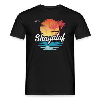 Shagaluf - T-shirt homme - noir - Devant - AI Model Male 178 light (178cm)