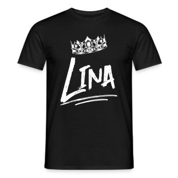 Lina - Männer T-Shirt - Schwarz - Vorne - AI Model Male 178 light (178cm)