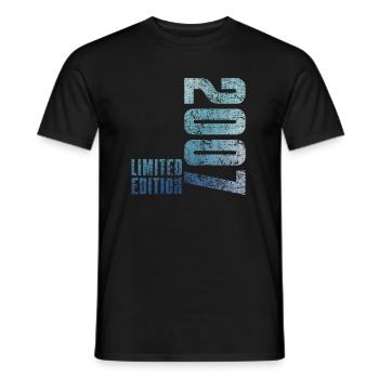 Limited Edition 2007 18th Birthday Gift - Men's T-Shirt - black - Front - AI Model Male 178 light (178cm)