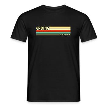 Retro Vintage Erding - Männer T-Shirt - Schwarz - Vorne - AI Model Male 178 light (178cm)
