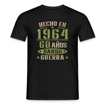 Made in 1964 60 Year Old Birthday Gift - Men's T-Shirt - black - Front - AI Model Male 178 light (178cm)