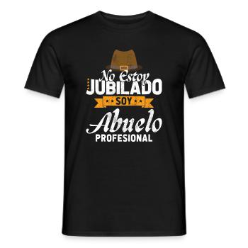 Ich bin nicht im Ruhestand, ich bin ein berufstätiger Großvater - Männer T-Shirt - Schwarz - Vorne - AI Model Male 178 light (178cm)