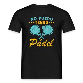 Fun Padel I Can't I Have Padel Padel Player - Männer T-Shirt - Schwarz - Vorne - AI Model Male 178 light (178cm)