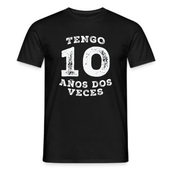 20 Jahre Geburtstagsgeschenk Frauen Männer - Männer T-Shirt - Schwarz - Vorne - AI Model Male 178 light (178cm)