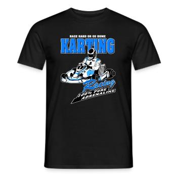 GoKart - Kartsport - Kart - Go Kart - T-shirt homme - noir - Devant - AI Model Male 178 light (178cm)