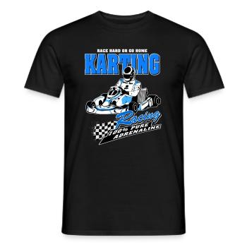 GoKart - Kartsport - Kart - Go Kart - T-shirt homme - noir - Devant - AI Model Male 178 light (178cm)