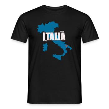 Italie, Pouilles, Pouilles, Salento, Bari, J’aime - T-shirt homme - noir - Devant - AI Model Male 178 light (178cm)