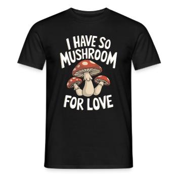 Mushroom Mushrooms Funghi Mushroom - Men's T-Shirt - black - Front - AI Model Male 178 light (178cm)