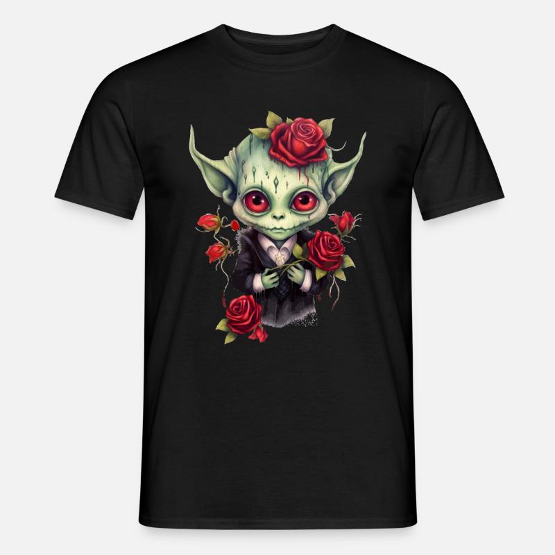 Romantic alien vampire - Men’s T-shirt - black