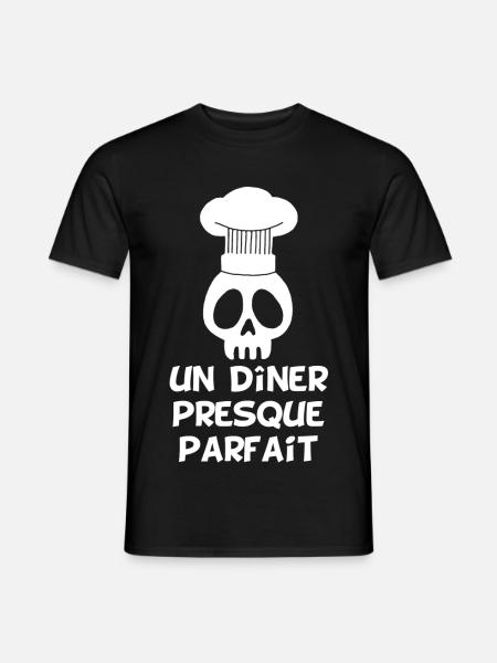 Un dîner presque parfait - T-shirt homme - noir