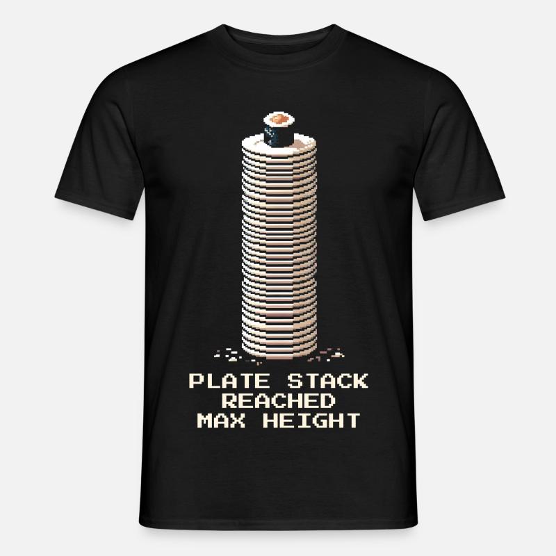 Tellerstapel Maximum | Running Sushi - Männer T-Shirt - Schwarz