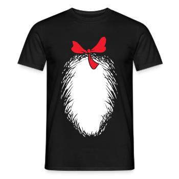 Le Chat Chapeauté Costume - T-shirt homme - noir - Devant - AI Model Male 178 light (178cm)