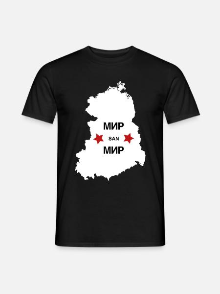 MIR SAN MIR - Männer T-Shirt - Schwarz