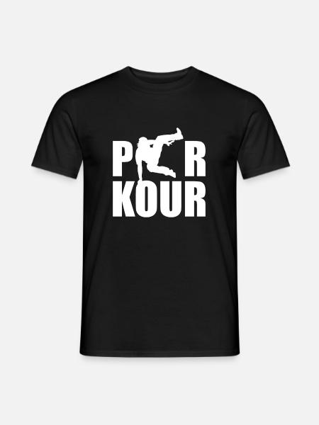 Parkour Shirt Geschenk - Männer T-Shirt - Schwarz