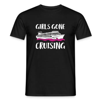 Cadeau chemise Girls Gone Cruising - T-shirt homme - noir - Devant - AI Model Male 178 light (178cm)