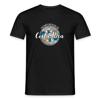 Honeymoon Flitterwochen Urlaub Shirt Costa Rica - Männer T-Shirt - Schwarz - Vorne - AI Model Male 178 light (178cm)