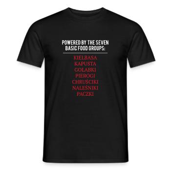 Pole Pologne Dictons Chemise Cadeau - T-shirt homme - noir - Devant - AI Model Male 178 light (178cm)