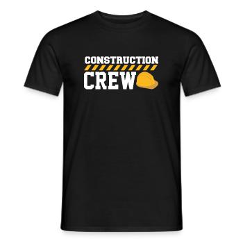 Construction Crew Straßenarbeiter - Männer T-Shirt - Schwarz - Vorne - AI Model Male 178 light (178cm)