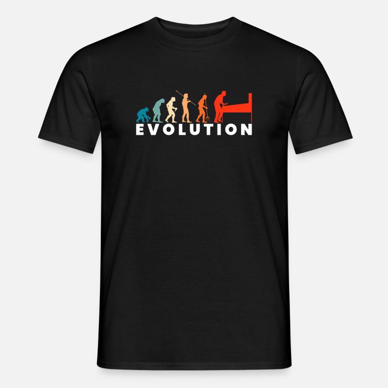 Evolution Pinball Shirt Flipperautomat - Männer T-Shirt - Schwarz