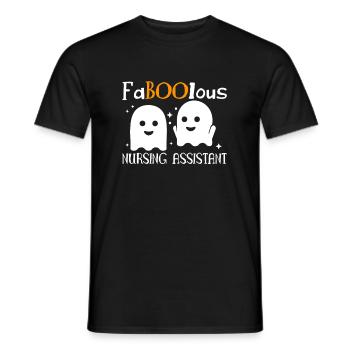 FaBOOlous Nursing Assistant T-Shirt Gift - Men's T-Shirt - black - Front - AI Model Male 178 light (178cm)