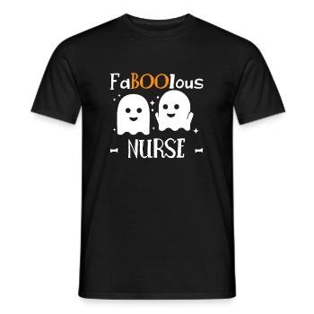 FaBOOlous Nurse Nurse T-Shirt Cadeau - T-shirt homme - noir - Devant - AI Model Male 178 light (178cm)