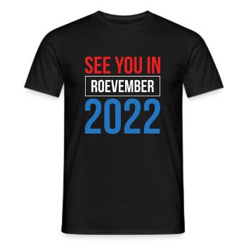Rendez-vous à Roevember Shirt Gift Féminisme - T-shirt homme - noir - Devant - AI Model Male 178 light (178cm)