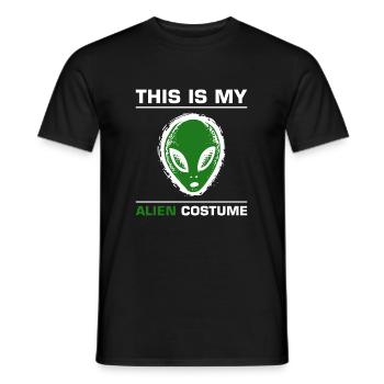 C’est mon cadeau de chemise de costume extraterrestre - T-shirt homme - noir - Devant - AI Model Male 178 light (178cm)