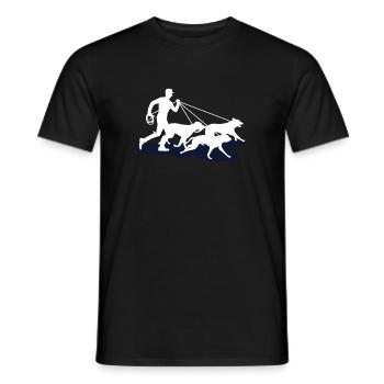Hundesitter Shirt Geschenk Dog Sitter - Männer T-Shirt - Schwarz - Vorne - AI Model Male 178 light (178cm)