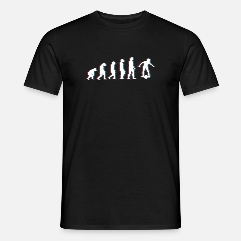 Evolution Onewheel Shirt Geschenk - Männer T-Shirt - Schwarz